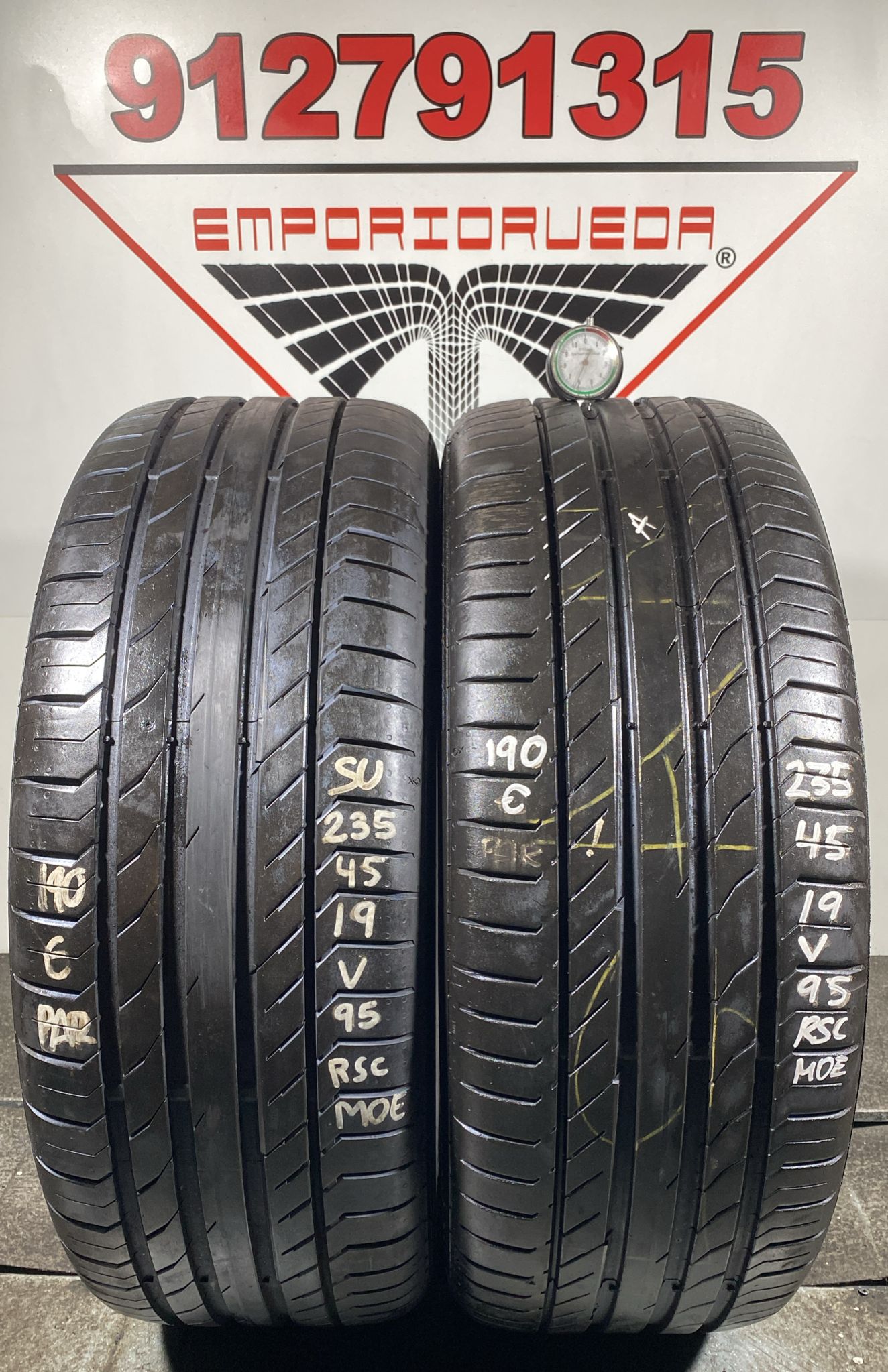 CONTINENTAL CONTISPORTCONTACT 5 USADO RSC 235/45 R19 95 V